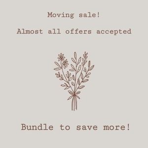 Moving sale